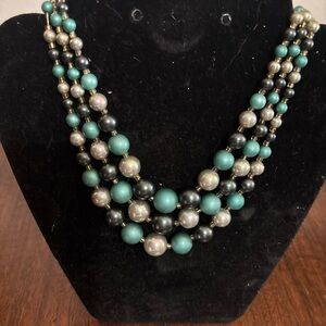 Elegant Multi-Strand Beaded Necklace